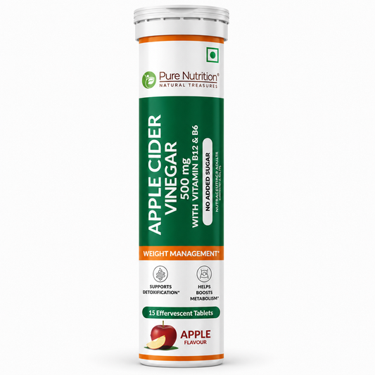 ACV Effervescent Tablet Weight Management & Gut Health | Apple Cider Vinegar