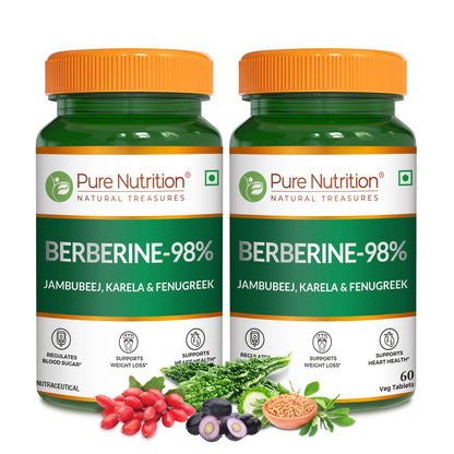 Berberine 98% – 60 Vegetarian Tablets