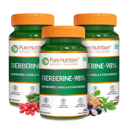 Berberine 98% – 60 Vegetarian Tablets