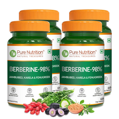 Berberine 98% – 60 Vegetarian Tablets