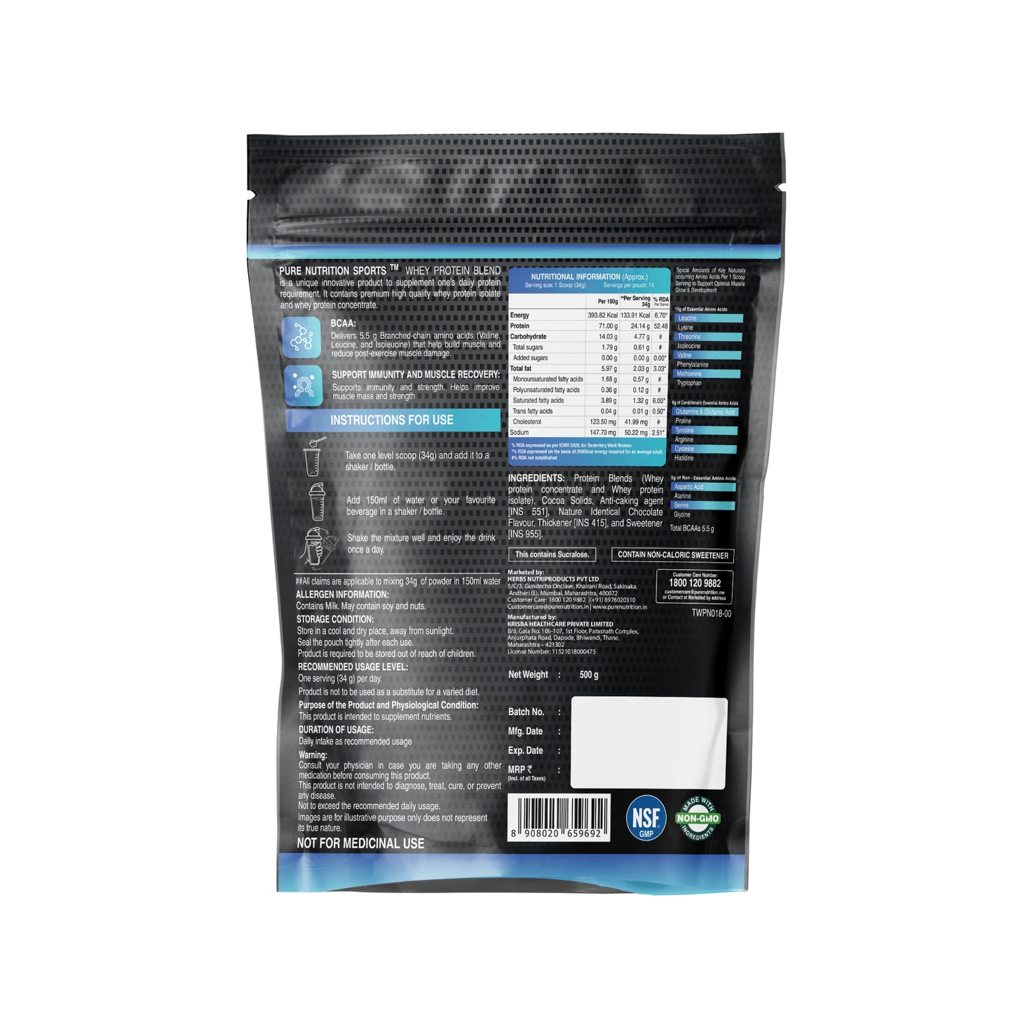 Pure Nutrition Whey Protein