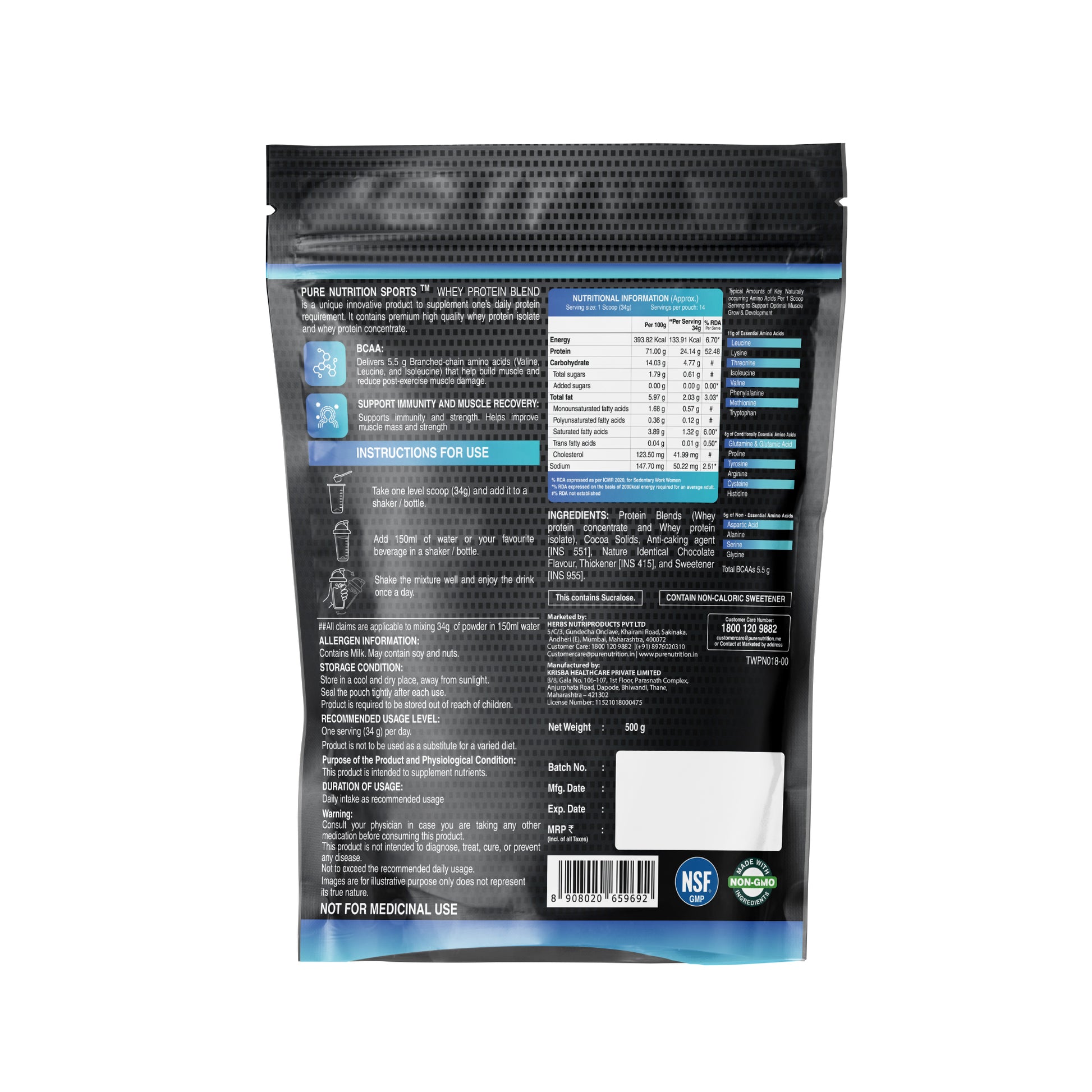 Pure Nutrition Whey Protein