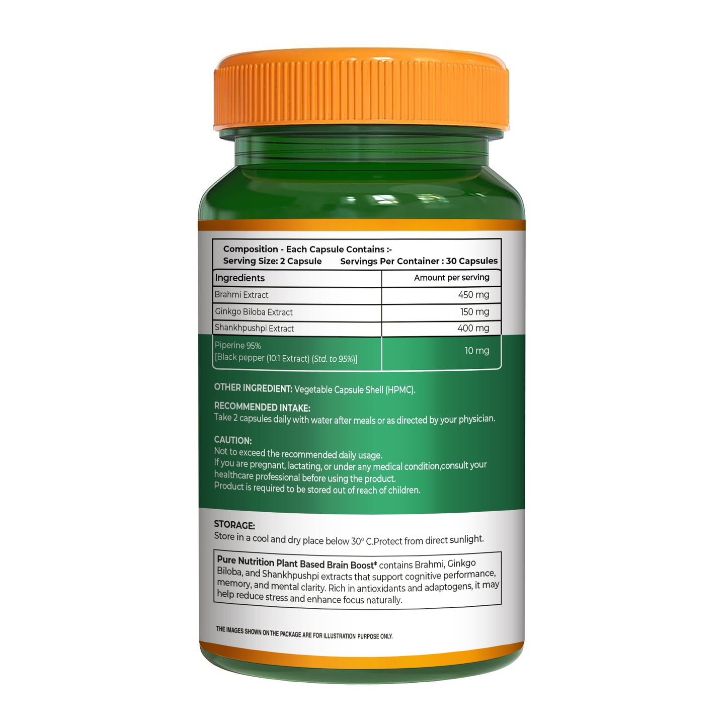Pure Nutrition Plant Based Brain Boost