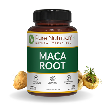 Maca Root Extract 1000mg | Peruvian Maca Root Supplement for Energy, Vitality & Daily Wellness Support