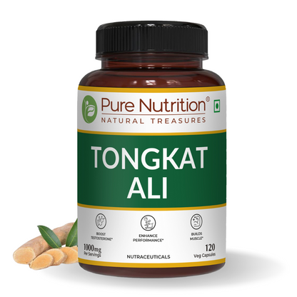 Tongkat Ali Supplement - 120 Veg Capsules | Supports Vitality, Stamina & Overall Wellness