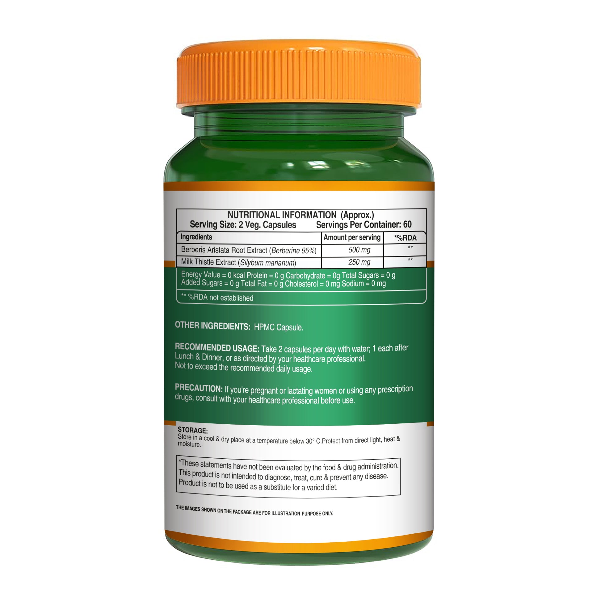 Berberis Aristata 120 Veg Capsules