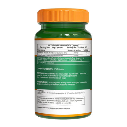 Berberis Aristata 120 Veg Capsules