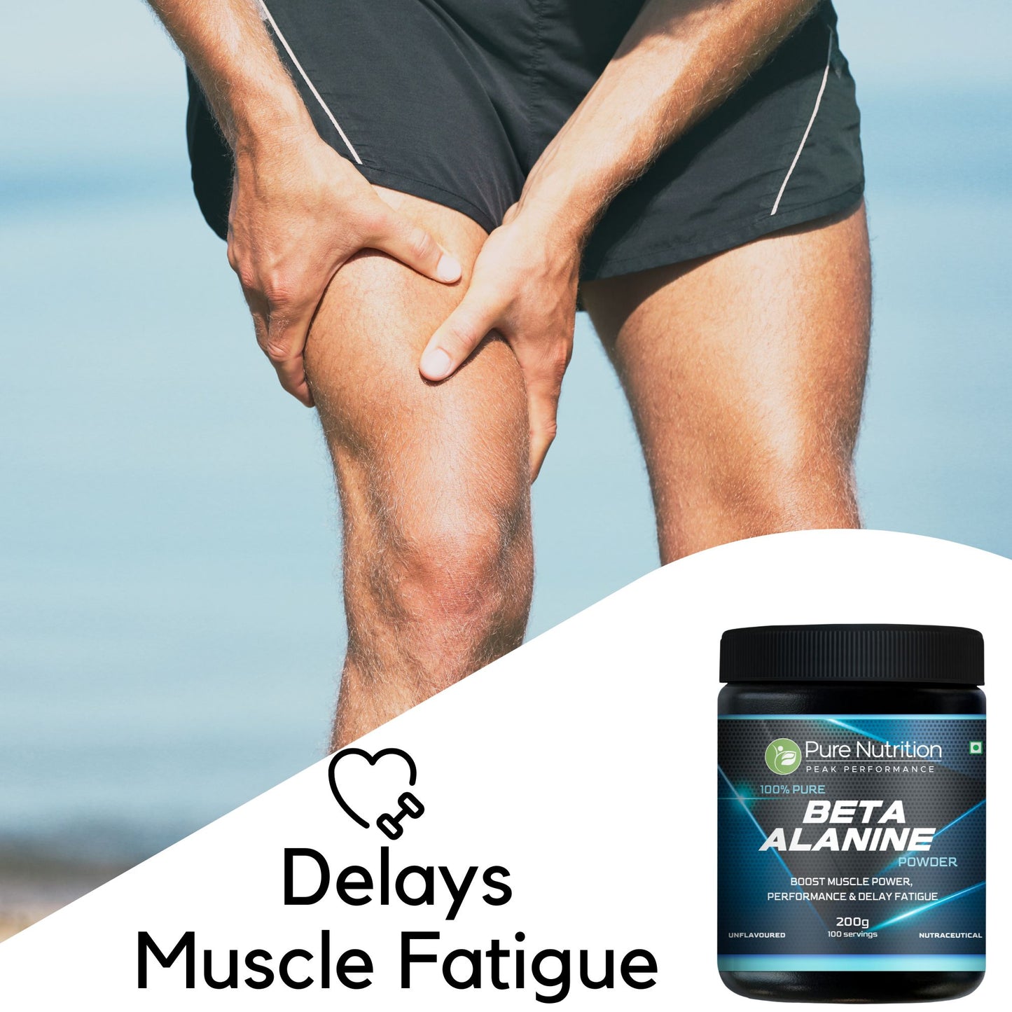 Pure Beta Alanine Powder – 200g Unflavored