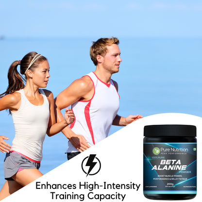Pure Beta Alanine Powder – 200g Unflavored