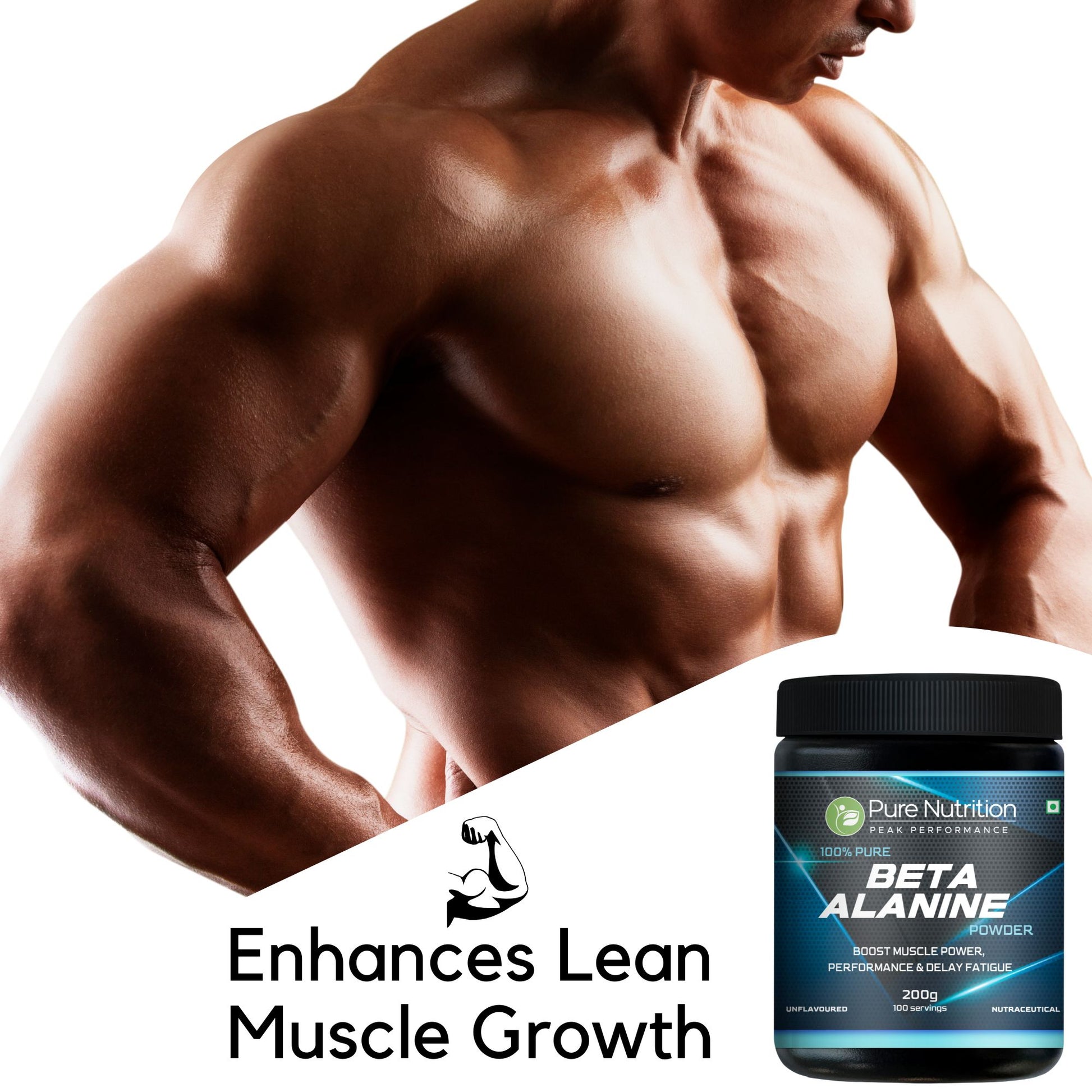 Pure Beta Alanine Powder – 200g Unflavored