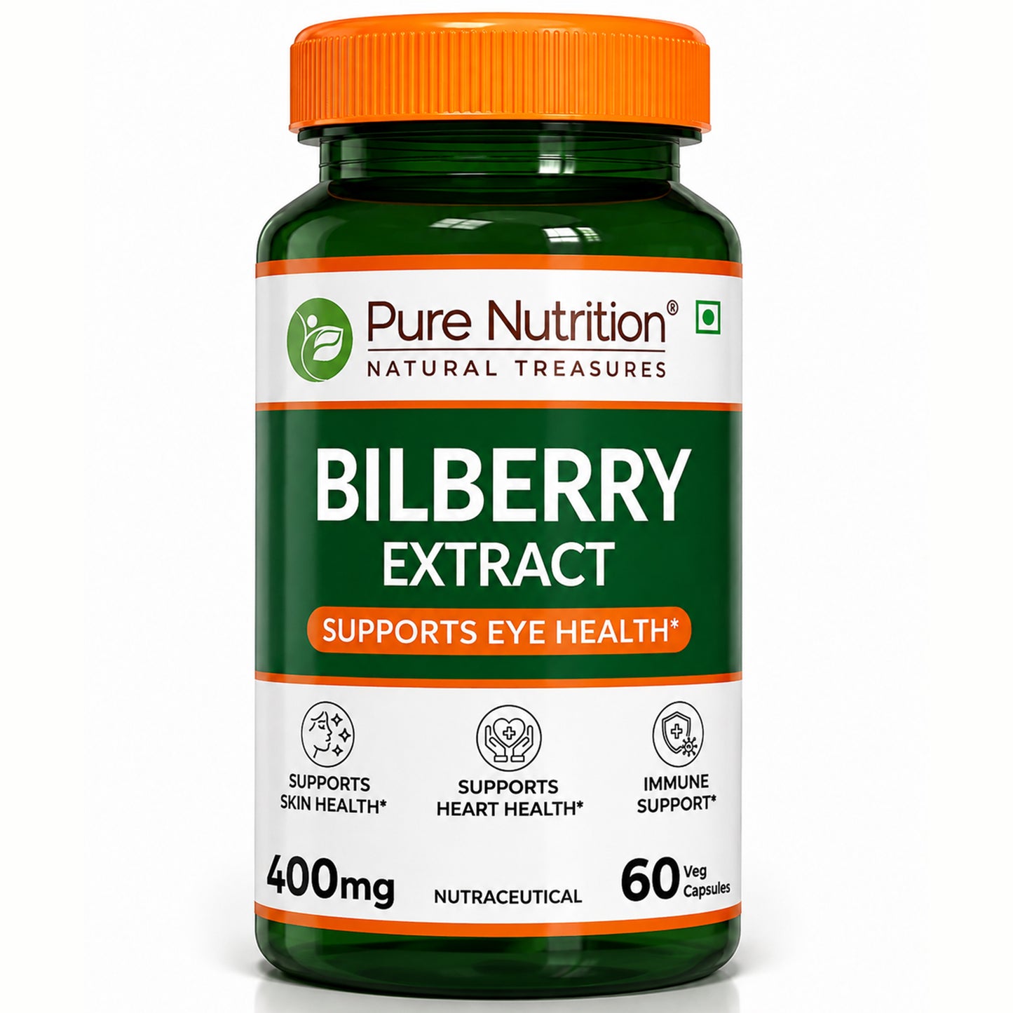 Bilberry Extract 400 mg | Antioxidant & Daily Wellness Support | 60 Capsules