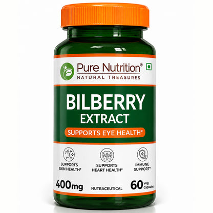 Bilberry Extract 400 mg | Antioxidant & Daily Wellness Support | 60 Capsules