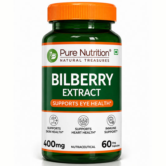 Bilberry Extract 400 mg | Antioxidant & Daily Wellness Support | 60 Capsules