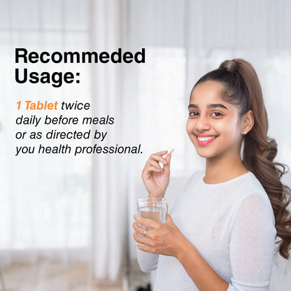 Biotin Tablet with Sesbania Extract – Vegetarian Tablets for Hair & Skin Support