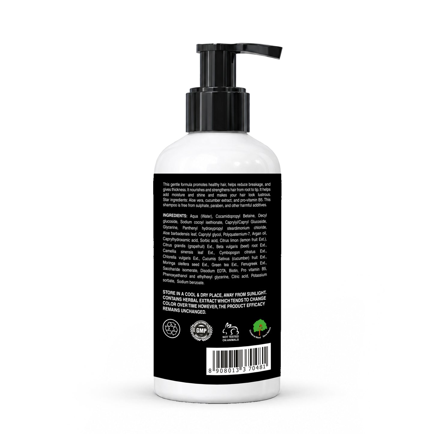 Biotin Shampoo with Provitamin B5 – Strengthens Hair & Promotes Growth | 250ml
