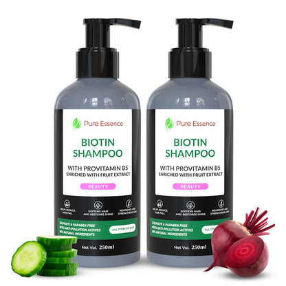 Biotin Shampoo with Provitamin B5 & Natural Fruit Extracts – 250ml