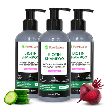 Biotin Shampoo with Provitamin B5 & Natural Fruit Extracts – 250ml