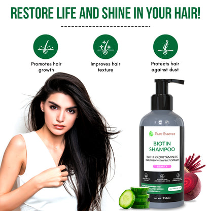 Biotin Shampoo with Provitamin B5 & Natural Fruit Extracts – 250ml