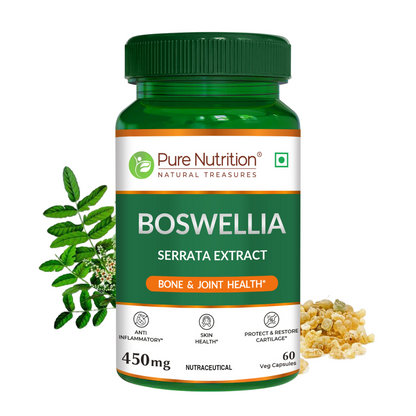 Boswellia Serrata Extract – 450mg | Bone & Joint Health | 60 Veg Capsules