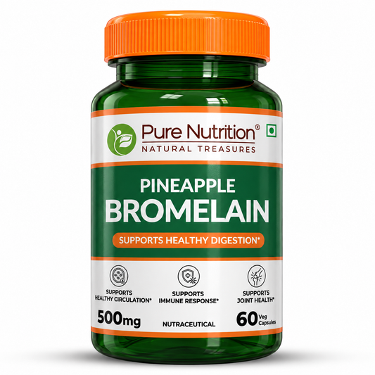 Pineapple Bromelain 500 mg | 60 Veg Capsules