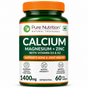 Calcium Magnesium Zinc with Vitamin D3 & K2  Bone & Muscle Support | 60 Tabs | 120 Tabs