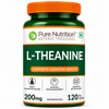 L-Theanine 200mg | Supports Calmness, Focus & Cognitive Function | 120 Veg Capsules