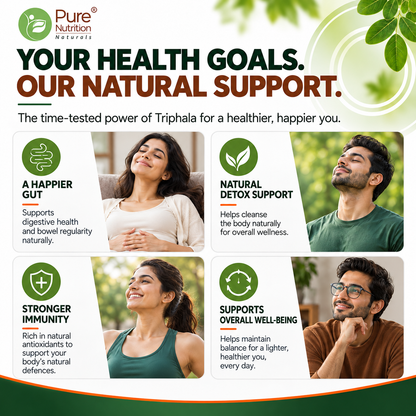 Organic Triphala Powder - 227g | 100% Pure and Natural | Supports Digestion, Detoxification, and Overall Wellness