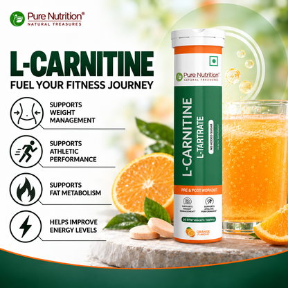 L-Carnitine L-Tartrate Effervescent Tablets  Fat Metabolism & Energy