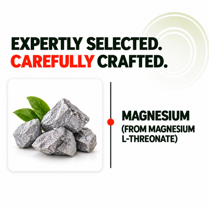 Magnesium L-Threonate  Brain, Memory & Focus Support | 30 Veg Capsules