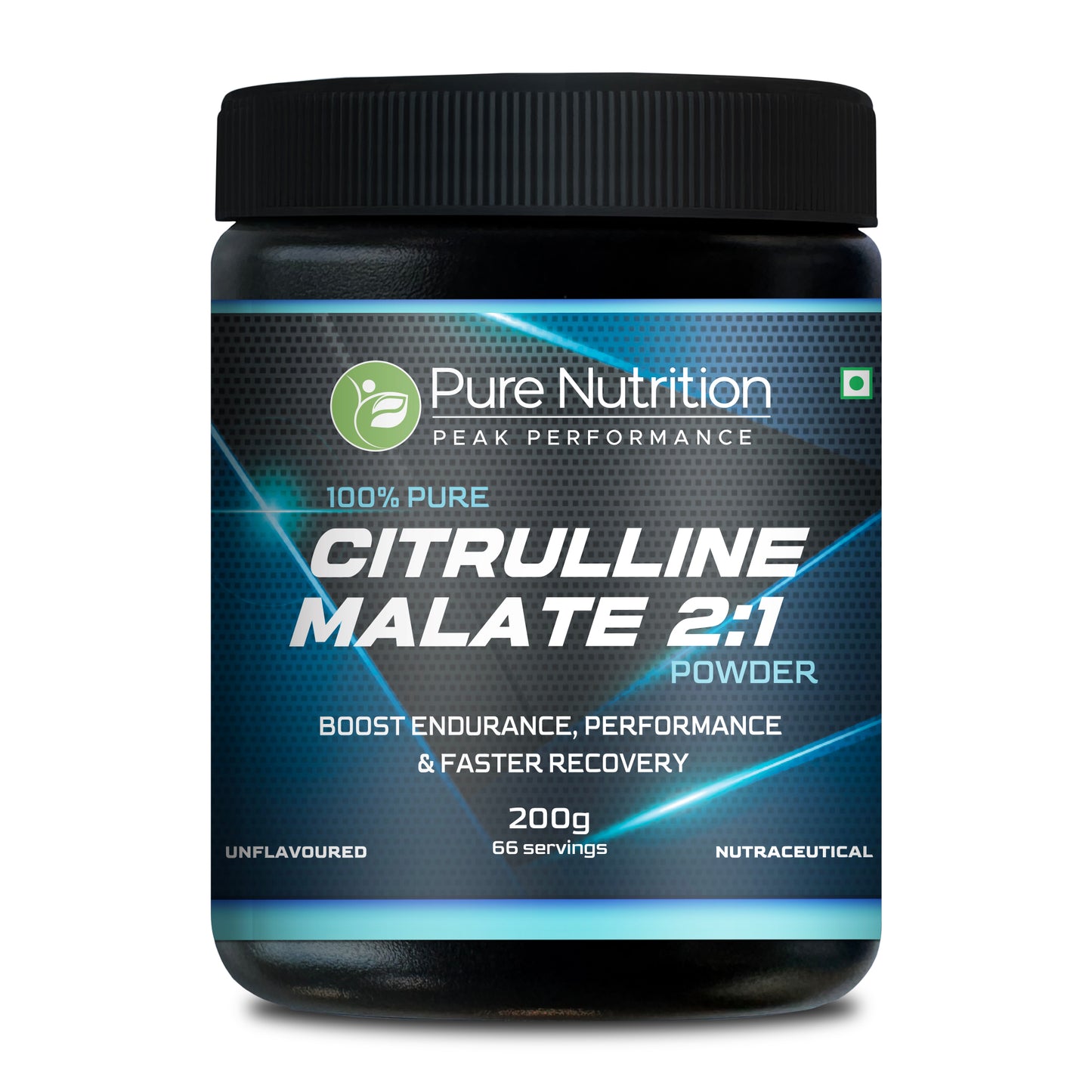 100% Pure L Citrulline DL Malate 2:1 Powder (Unflavoured) Faster Recovery & Reduce Muscle Fatigue
