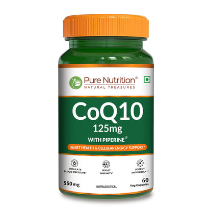 Healthy Heart Combo: CoQ10 125mg + Vegan Omega-3 (EPA & DHA)