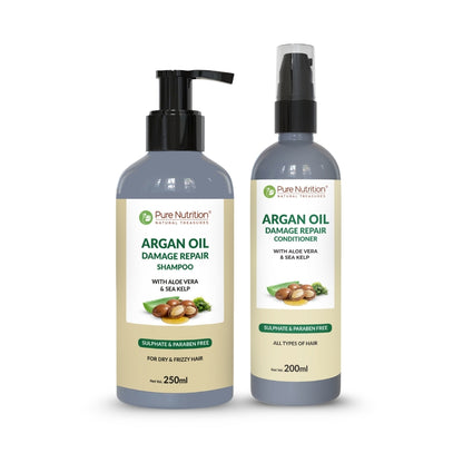 Pure Nutrition Argan Oil Damage Repair Shampoo and Conditioner