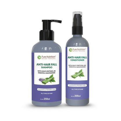 Pure Nutrition Anti-Hair Fall Shampoo and Conditioner 