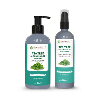 Combo of Tea Tree Anti-Dandruff Shampoo 250ML + Conditioner 200ML