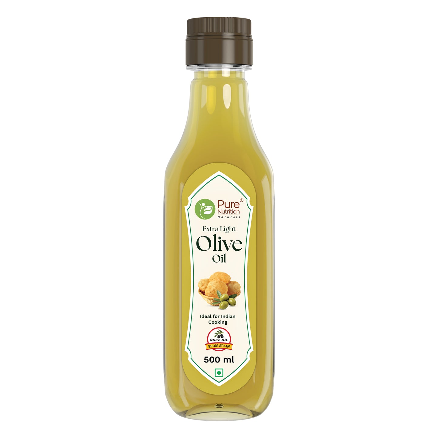 Extra Light Olive Oil | 100% Pure & Edible (500ml) | Ideal for Indian Cooking , Good For Skin