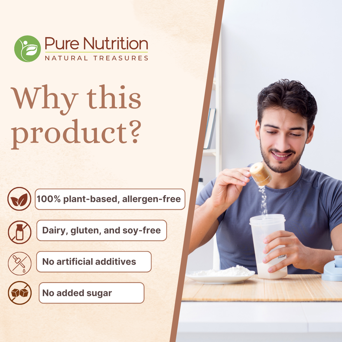  Pure Nutrition Plant Protein Cranberry Crush