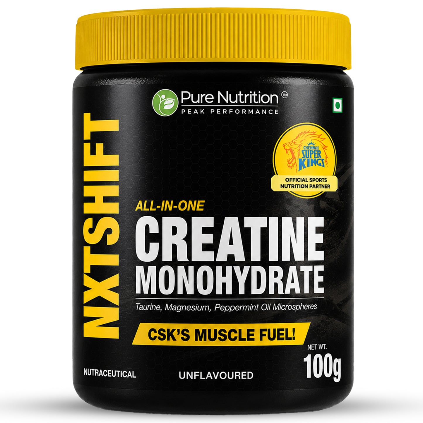 NXTShift Creatine Monohydrate with Taurine & Magnesium | Strength & Recovery