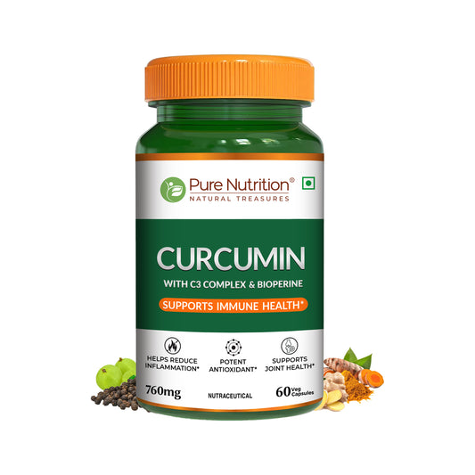 Curcumin with C3 Complex & Bioperine | 60 Veg Capsules