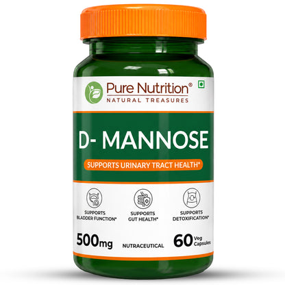D-Mannose 500mg | 60 Veg Capsules