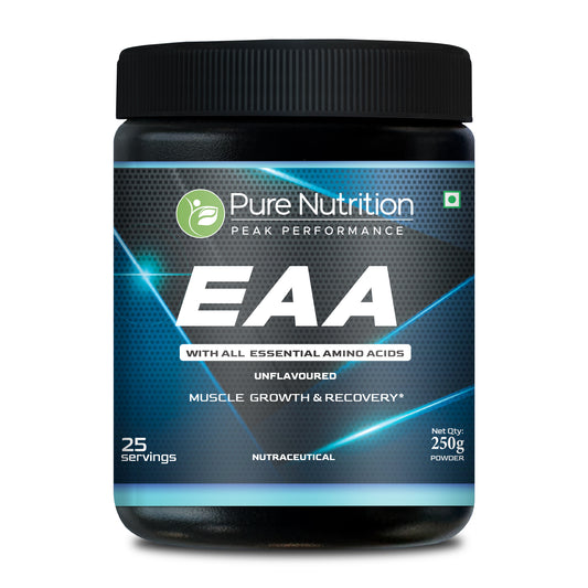 Pure Nutrition EAA Powder | With All 9 Essential Amino Acids | Unflavoured