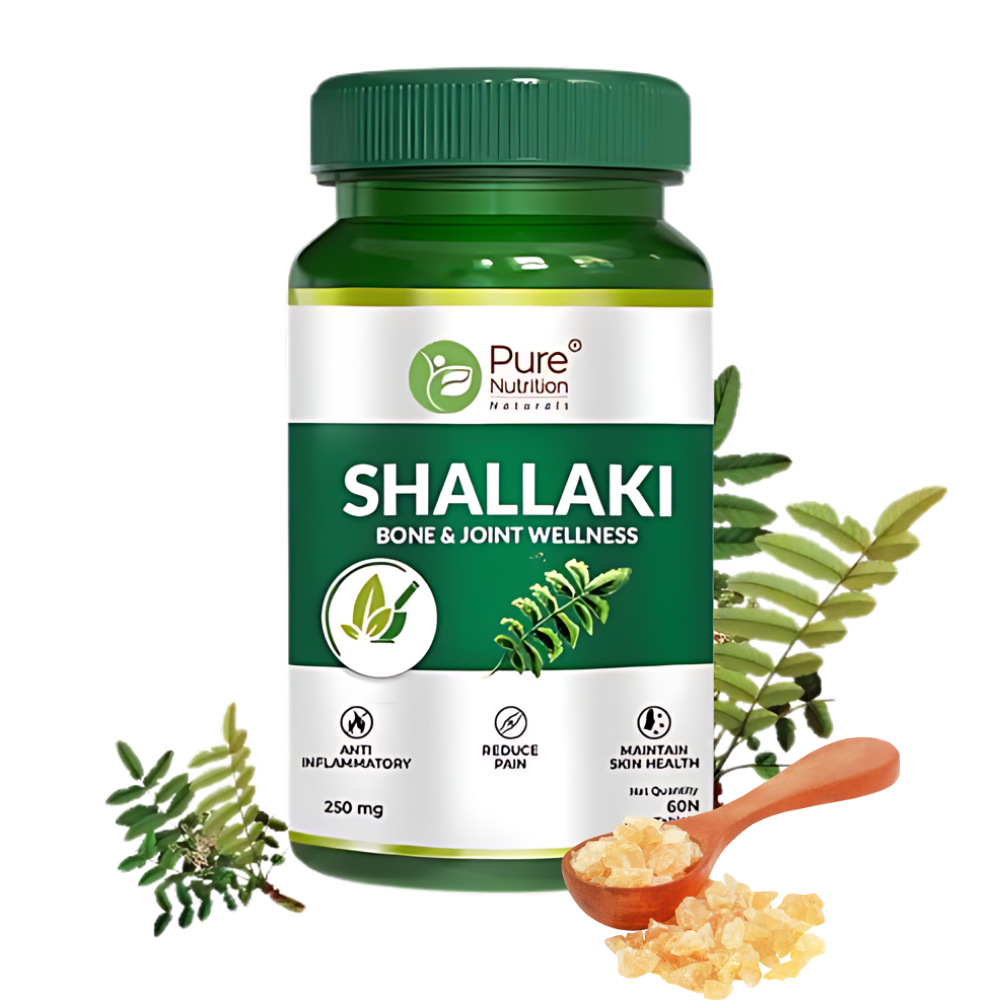 Shallaki Extract Supplement - 60 Vegetarian Tablets | Supports Bone and Joint Wellness