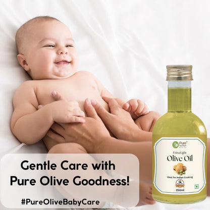 Extra Light Olive Oil | 100% Pure & Edible (250ml) | Ideal for Indian Cooking , Good For Skin