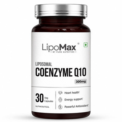 LipoMax Liposomal Coenzyme Q10 300mg, 30 vegetarian capsules, Pure Nutrition