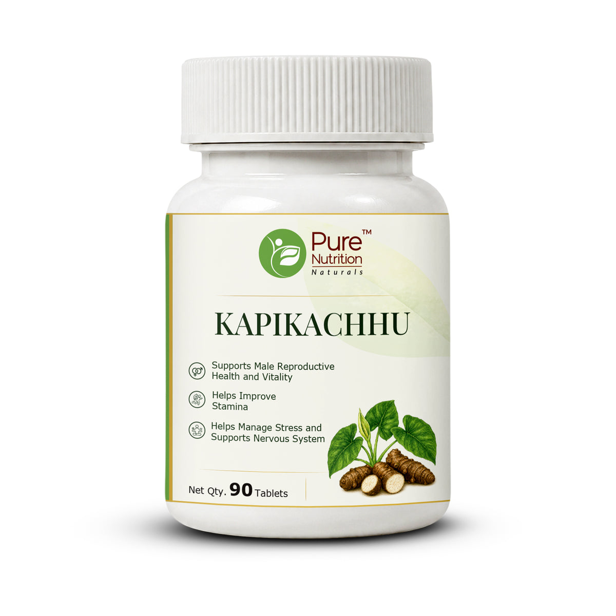 Pure Nutrition Kapikachhu Tablets | Ayurvedic Vitality & Wellness Support | Mucuna Pruriens Extract 