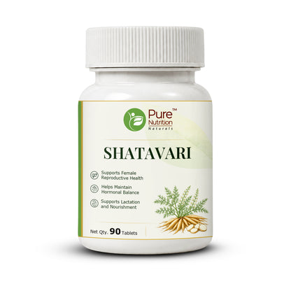 Pure Nutrition Shatavari Tablets | Ayurvedic Asparagus Racemosus Extract | Supports Women’s Wellness & Hormonal Balance