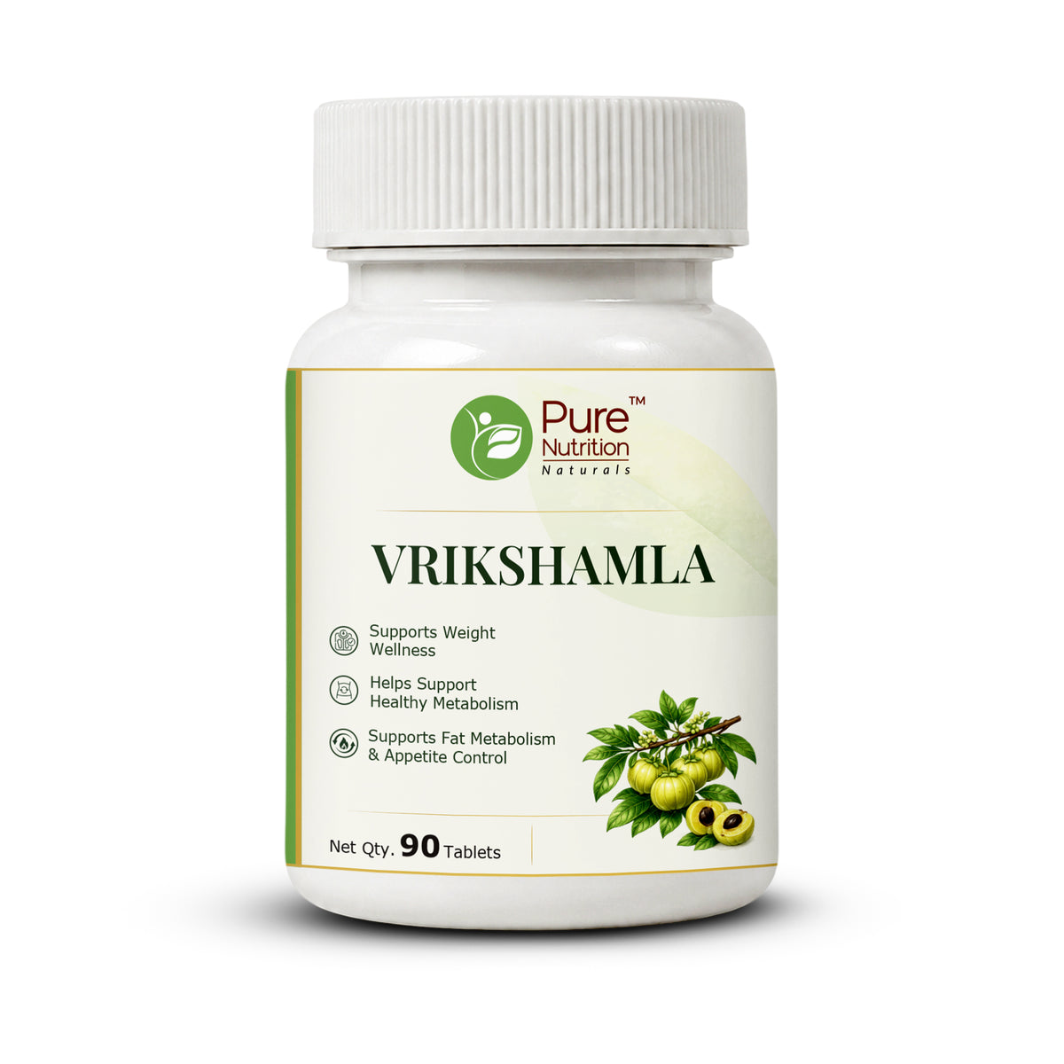 Pure Nutrition Vrikshamla Tablets | Garcinia Cambogia Herbal Support for Weight Wellness & Metabolism | Ayurvedic Supplement 