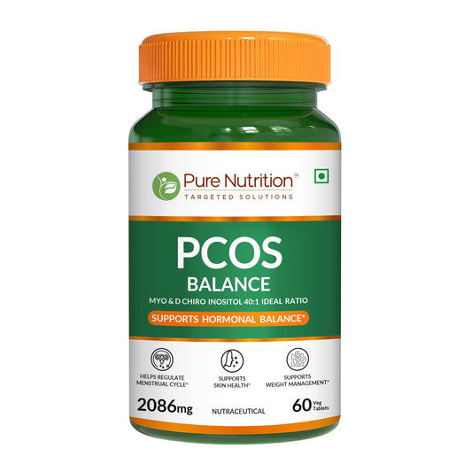 Pure Nutrition PCOS Balance – 60 Tablets | Supports Hormonal Balance & Women’s Wellness