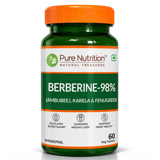 Berberine 98%  60 Vegetarian Tablets | Herbal Supplement