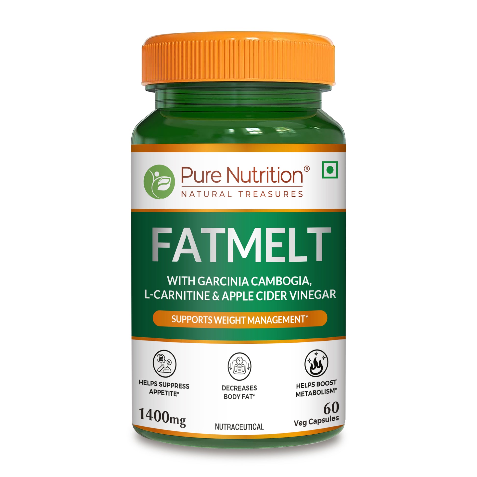 Garcinia Cambogia Fat Burner 1400mg | Natural Appetite Suppressant With 60% HCA - 60 Caps Herbal Weight Gain Garcinia Cambogia Fat Burner 1400mg | Natural Appetite Suppressant With 60% HCA - 60 Caps Herbal Weight Gain