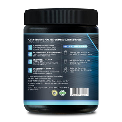 Pure Nutrition Peak Performance Glycine Powder – 200 g